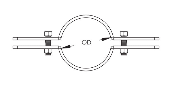 Caddy 511 Caddy EZ Riser For Copper Tube 1-1/4 Inch Pipe 1-3/8 Inch Outside Diameter (5110125CP)