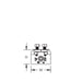 Caddy Adjustable I-Beam Adaptor Electrogalvanized 1/4 Inch-3/4 Inch Flange 4 Inch-14-1/2 Inch (CSBS4)