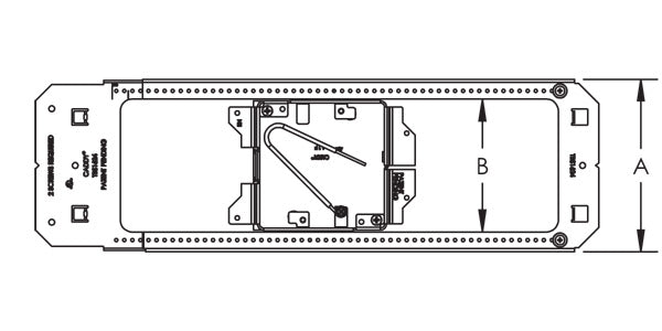 Caddy All-In-One Between Stud Mount A1D Box Between Stud Mount No Mud Ring No GRD (A1BD0N)