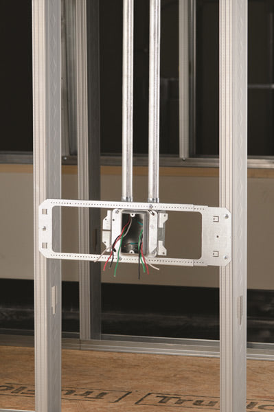 Caddy All-In-One Between-Stud With Removable Mud Ring Single Box 1-Gang With Ground 5/8 Inch Dry Wall 2-1/2 Inch (A1BF1GS)