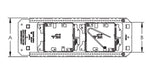 Caddy All-In-One Between-Stud Without Mud Ring Multi-Box 3 5/8 Inch (A1BF0GD0N)