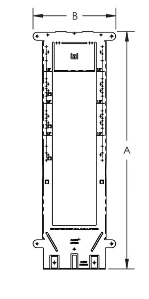 Caddy All-In-One Floor-Mounted Bracket (A1F1218)