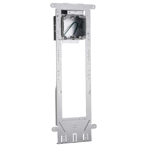 Caddy All-In-One Floor-Mounted With Adjustable Mud Ring 2-Gang With Ground 3 5/8 Inch (A1FFV2G)