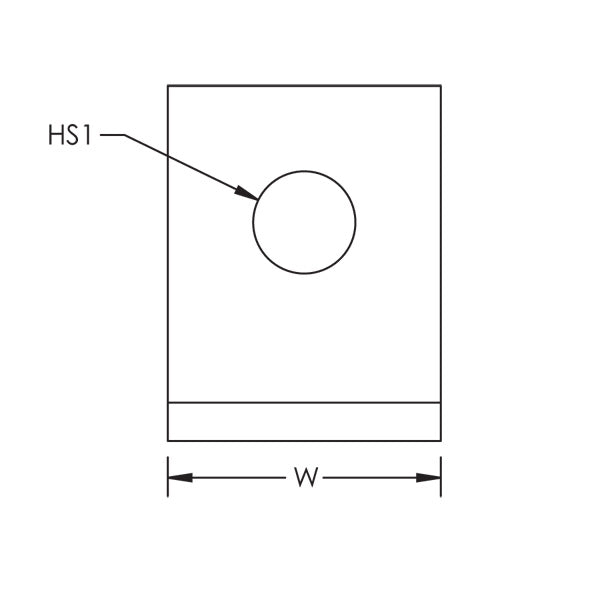 Caddy Angle Bracket Steel Pre-Galvanized 1/4 Inch Hole 1 1/4 Inch Hole 2 (AB)