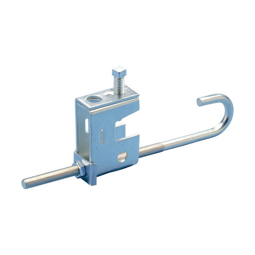 Caddy BC11/BC12 Multi-Function Clamp With J-Bolt 3/8 Inch 1/2 Inch Rod 3/4 Inch Maximum Flange (BC110000EG)