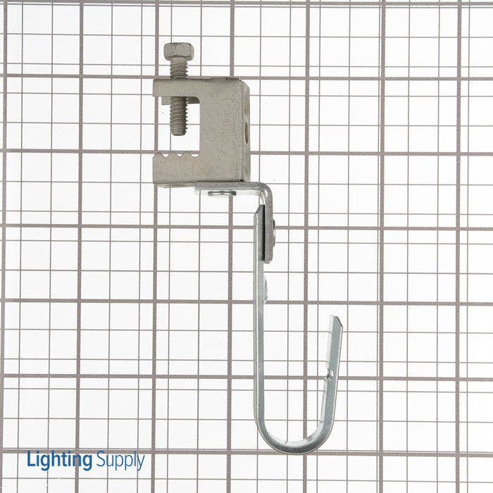 Caddy CableCAT J-Hook With BC Beam Clamp Swivel 3/4 Inch Diameter 1/8 Inch-1/2 Inch Flange (CAT12BCB)