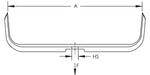 Caddy CAT CM U-Hook Strut Mount 12 Inch (CAT300CM)