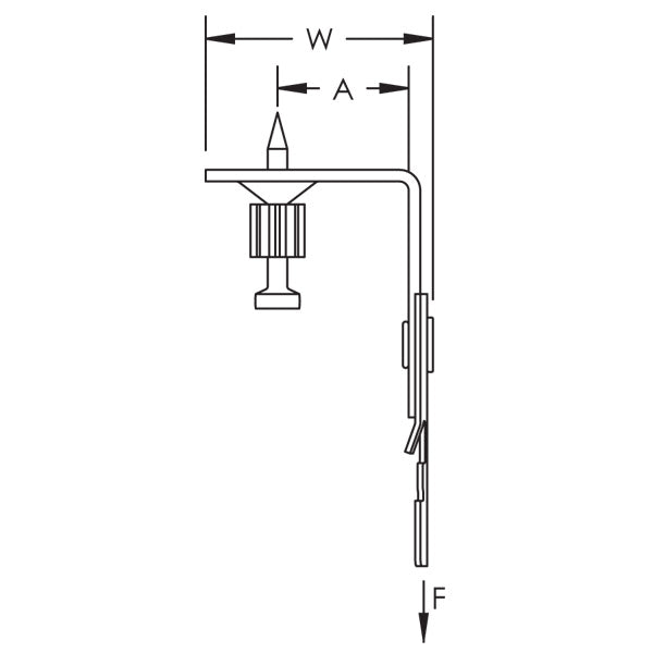 Caddy CAT HP J-Hook Bracket With Shot-Fire Pin (CATHPABSF)