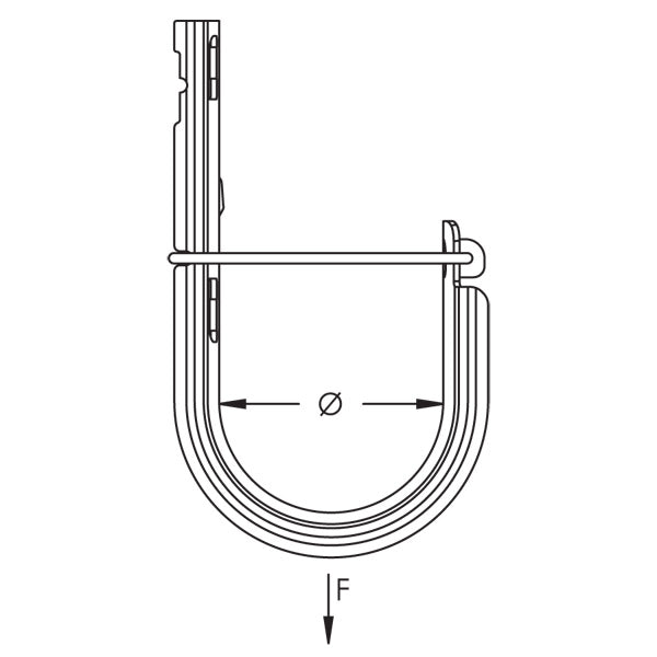 Caddy CAT HP J-Hook Pre-Galvanized 4 Inch Diameter (CAT64HP)