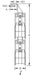 Caddy CAT HP J-Hook Tree Ceiling Mount Double Sided 2 Inch Diameter 2 Tier (CAT32HPDCM2)