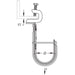 Caddy CAT HP J-Hook With BC200 Beam Clamp Swivel 3 Inch Diameter 1/2 Inch Maximum Flange (CAT48HPBC200B)