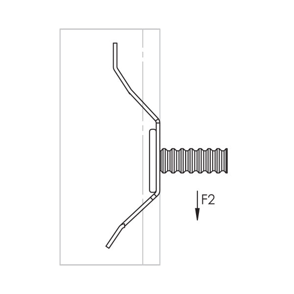 Caddy Clip-On Strut Nut 1/4 Inch Hole Threaded (MFA4I)