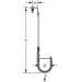 Caddy Drop Bar 30 Inch Overall Length With 2 Inch J-Hook (DB30SFCAT32HP)