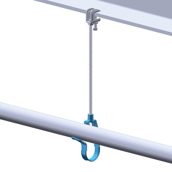 Caddy Drop-In Loop Hanger 1-1/4 Inch Pipe 1.66 Inch Outside Diameter 3/8 Inch Rod (DH0125EG)
