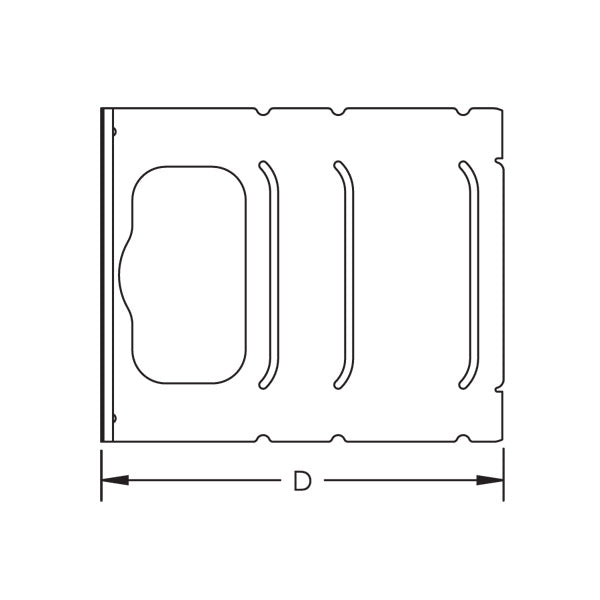 Caddy Electrical Box Bracket To Stud 3-5/8 And 2-1/2 Inch Studs (C23)