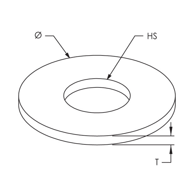 Caddy Flat Washer Steel Electrogalvanized 11/16 Inch Hole (0110062EG)