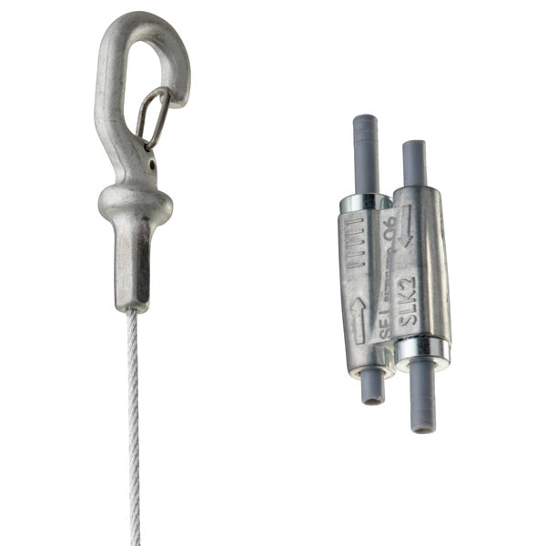 Caddy Keyless Caddy Speed Link Wire System With Hook 3mm Wire 32.8 Foot Long (SLK3L10)