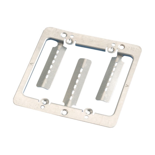 Caddy Low Voltage Mounting Plate With Screws 2-Gang (MPLS2)