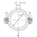 Caddy Macrofix Plus LF Low-Friction 0.984 Inch Outside Diameter 3/4 Inch Pipe 25mm Plastic Pipe (4300075EG)