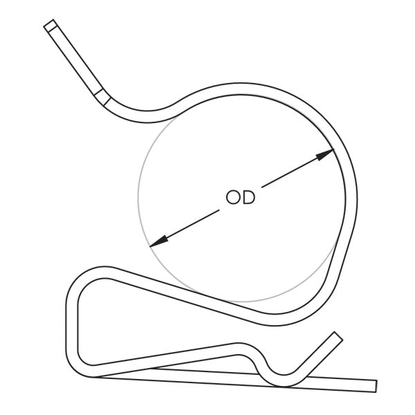 Caddy MC/AC Cable Retainer 0.468 Inch-0.562 Inch Outside Diameter (SL1214)