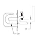 Caddy MC/AC Cable Support Bracket With Beam Clamp 14-3 To 8-3 MC/AC 4 Capacity 1/8 Inch-5/8 Inch Flange (MCS50BC200)