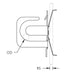 Caddy MC/AC Cable Support Bracket With Rod/Wire Retainer 14-3 To 8-3 MC/AC 4 Capacity 1/4 Inch Rod #8 Wire (MCS504Z)