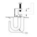 Caddy MC/AC Cable Support Bracket With Spring Steel Beam Clamp 10-3 To 8-3 MC/AC 7 Capacity 1/8 Inch-1/2 Inch Flange (MCS101BC)