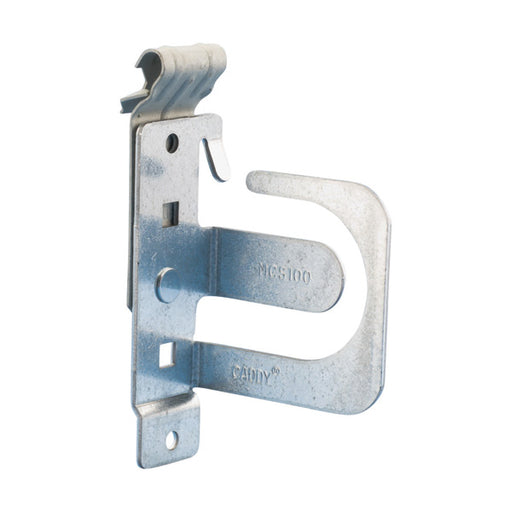 Caddy MC/AC Cable Support Bracket With Z Purlin Retainer 14-3 To 8-3 MC/AC 4 Capacity 1/16 Inch-1/4 Inch Flange (MCS50AF14)