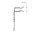 Caddy MSS Inline Hammer-On Strap Hanger 5/16 Inch-1/2 Inch Flange 1-1/4 Inch Maximum Strap (MSS58)