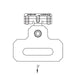 Caddy MSS Inline Hammer-On Strap Hanger 9/16 Inch-3/4 Inch Flange 1-1/4 Inch Maximum Strap (MSS912)