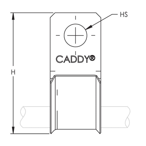 Caddy NM Cable Retainer 14-2 12-2 NM 0.495 Inch Maximum OD (RMX)