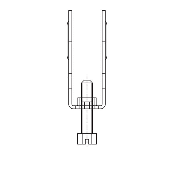 Caddy PH Multi-Purpose Purlin Clamp 3/8 Inch Rod 1/4 Inch Maximum Flange (PH6)