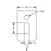 Caddy Pin Driven Angle Bracket 1/4 Inch Hole (AFAB4)