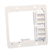 Caddy Plastic Low Voltage Mounting Plate 2-Gang (MPAL2)