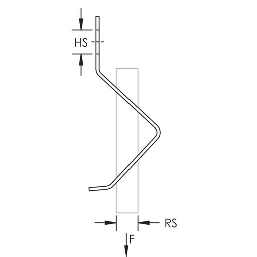 Caddy Push Installation Rod/Wire Hanger 1/4 Inch Rod #8 Wire (708)