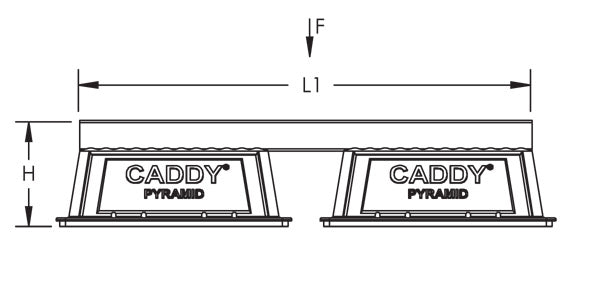 Caddy Pyramid ST Bridge Assembly 24 Inch (PSB24A)