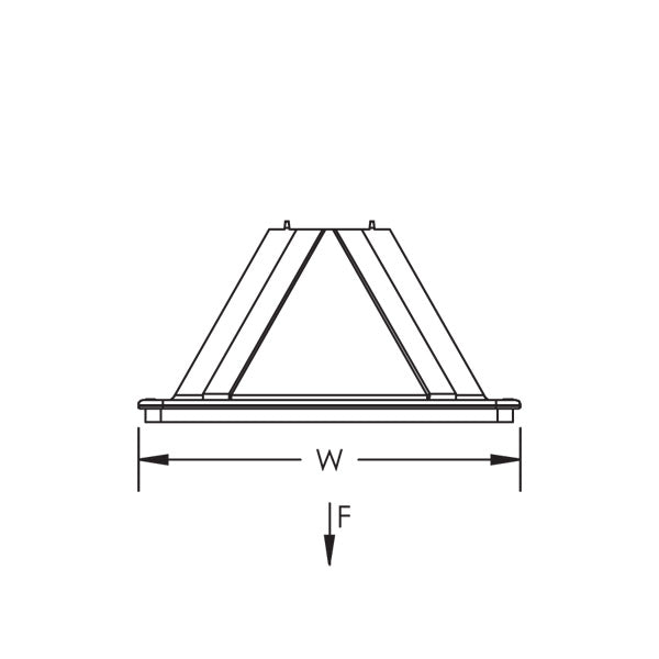 Caddy Pyramid Universal Support 10 Inch X 4 Inch (PBU10)