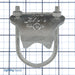 Caddy RA Right Angle Pipe And Conduit Clamp 1-1/2 Inch Rigid 1-1/2 Inch Pipe 3/4 Inch Maximum Flange (RA0150HD)