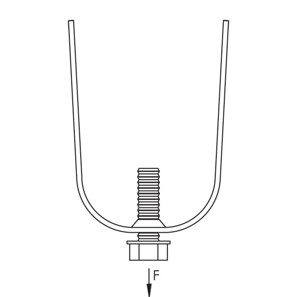 Caddy SCH1 Single Piece Strut Clamp For Conduit 1-1/4 Inch EMT 1 Inch Rigid/Pipe (SCH20)