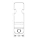 Caddy SK Single Piece Strut Clamp For Conduit Aluminum 1-1/4 Inch EMT 1-1/4 Inch Rigid/Pipe (SK20ALA)