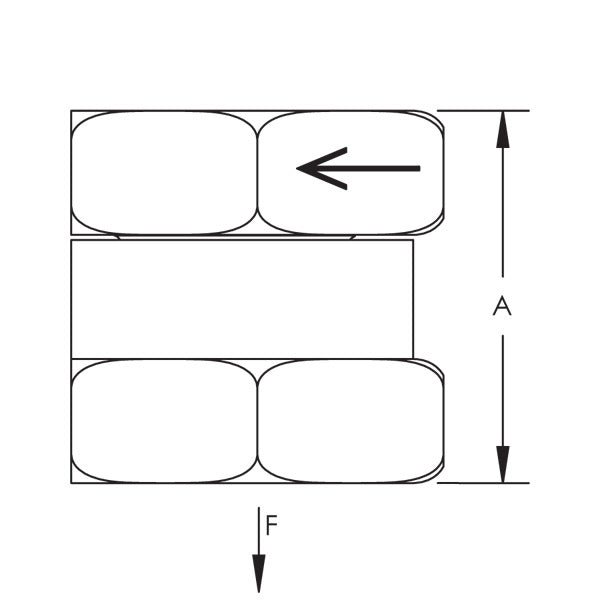 Caddy SN Series Nut 1/2 Inch Rod (SN50)