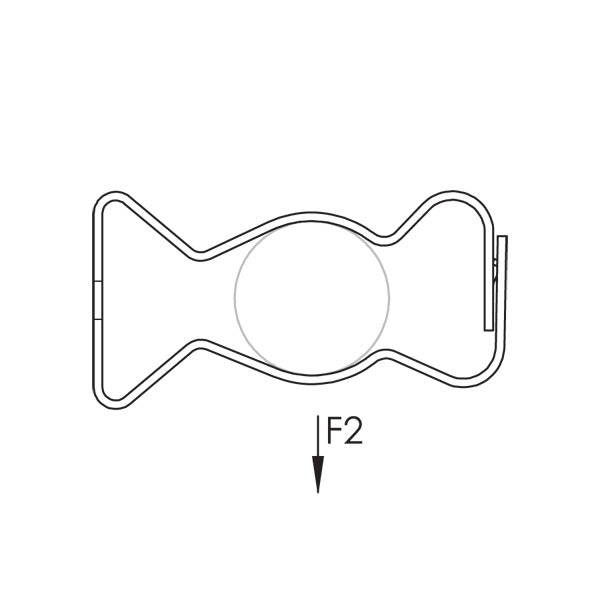 Caddy Snap Close Conduit Pipe Clamp Spring Steel 3/8 Inch Flexible 14-2 To 12-3 MC/AC 1/4 Inch Hole Threaded (6M4I)