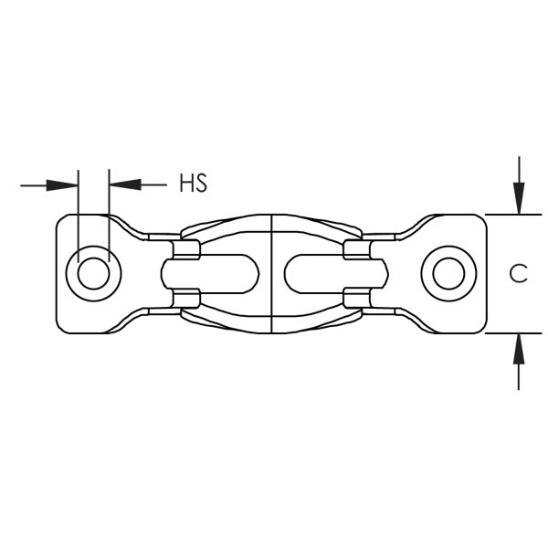 Caddy SOSR Stand Off Two Hole Strap For CPVC Pipe 1-1/4 Inch Pipe (SOSR125)