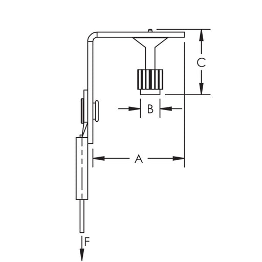 Caddy Speed Link SLK With Shot-Fire Bracket 1.5mm Wire 3.3 Foot Length (SLK15L1SF)