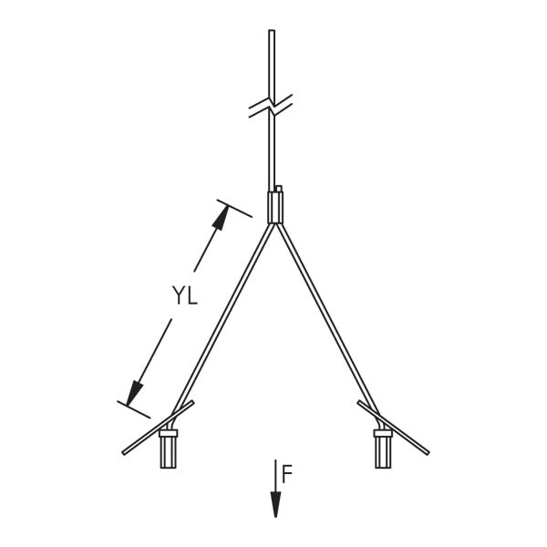 Caddy Speed Link SLK With Y-Toggle 1.5mm Wire 9.9 Foot Length 11.8 Inch Y-Length (SLK15Y300L3)