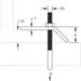 Caddy Strut Beam Clamp With U-Bolt Steel Electrogalvanized A C Strut (BC17A000EG)
