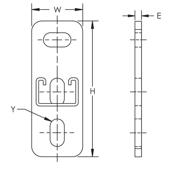 Caddy Strut Cantilever Arm Type A Slotted Steel Electrogalvanized 23 5/8 Inch X 1-5/8 Inch X 1-5/8 Inch X 0.098 Inch (KA25H0600EG)