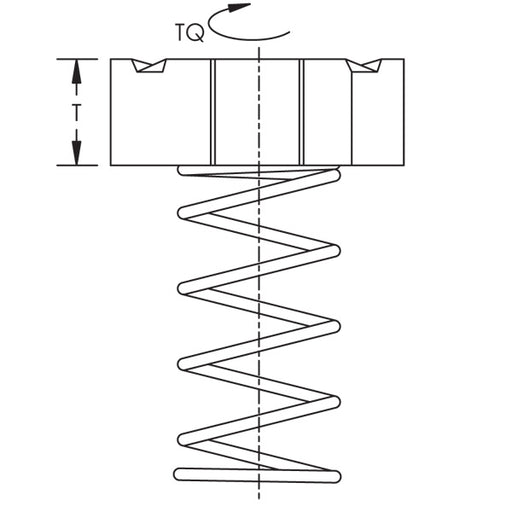 Caddy Strut Nut With Spring Channel Type A Steel Electrogalvanized 1/2 Inch Rod (SPRA0050EG)