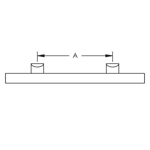 Caddy Superklip BP1 Base Plate For Two Retainers 3/16 Inch Hole (389015)