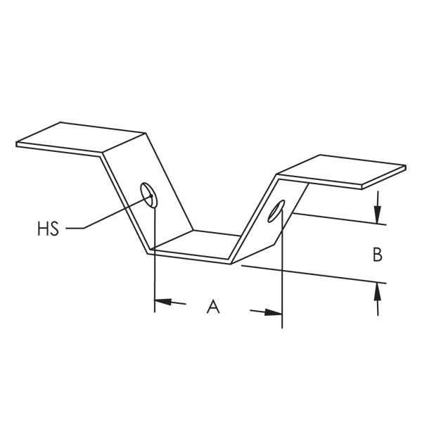 Caddy TDHP Trapezoidal Deck Hole Punch (TDHP2)